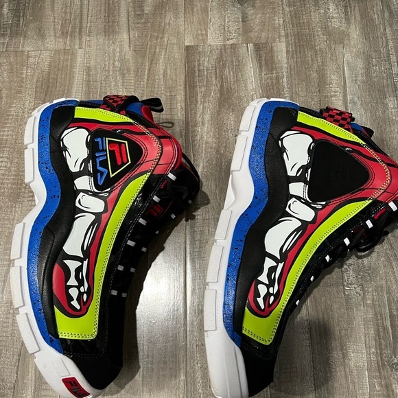 Fila Grant Hill 2 Racing High Top Sneakers Men's 1BM01855-048 Rare size 10,5 - Picture 3 of 13